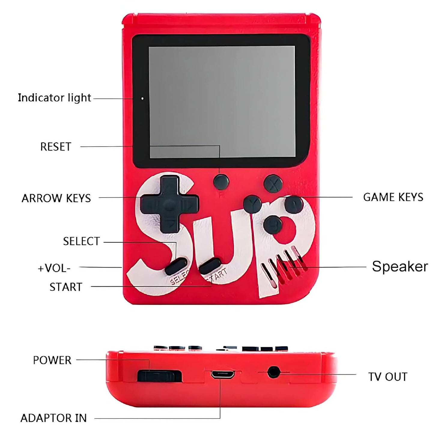 Game Boy Supreme Premiun +400 Juegos